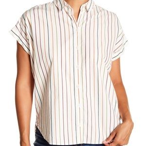 Madewell multicolored striped shirt